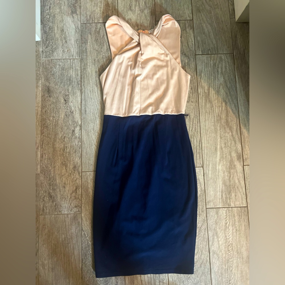 Venus sleeveless Pink and Blue Dress Size 6